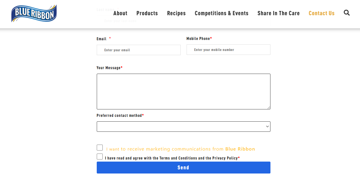 How to Apply Online at Blue Ribbon Bakery