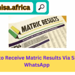 How To receive matric results via SMS or whatsApp in South Africa 2026 matric results via SMS or whatsApp