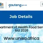 Department of Health Food Service Aid 2026 Department of Health Food Service Aid