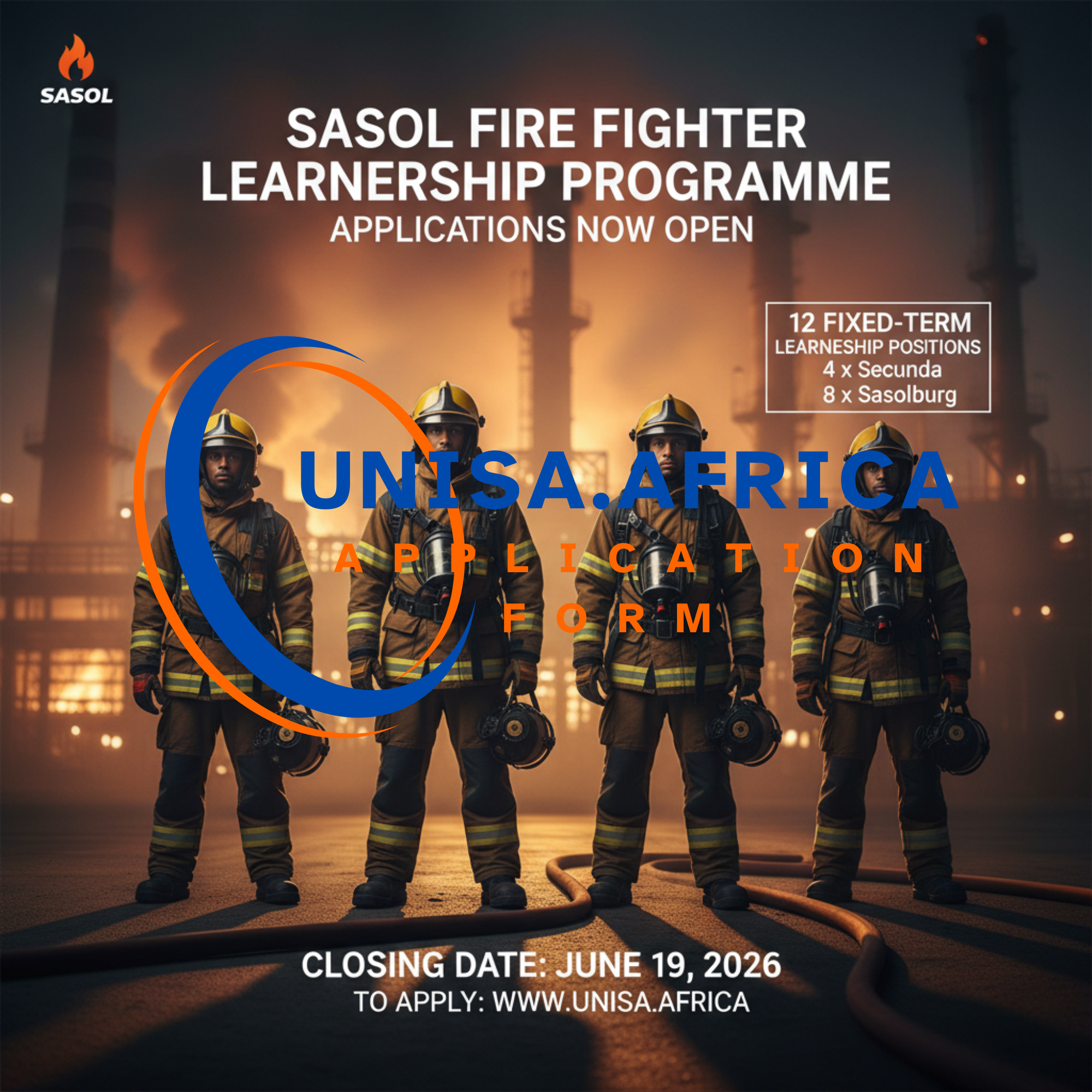 Fire Fighter Department Learnership is Open 2026
